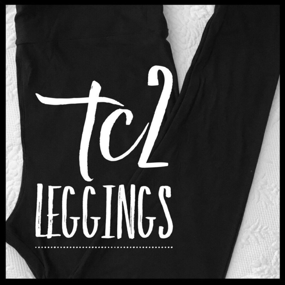 2 pairs of Lularoe TC2 Black Leggings-NEW